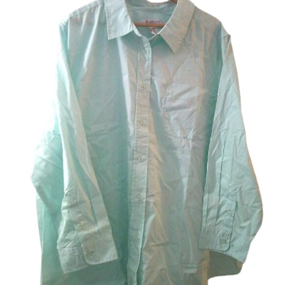 Bundle 3 for $24 Kate Big Shirt Oversized Button down Roaman's 28W  Big Shirt - Picture 5 of 7